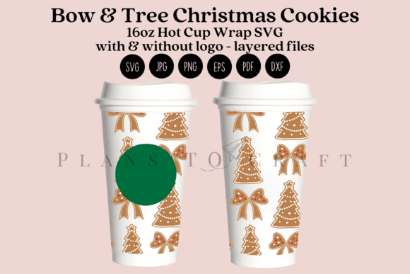 Bow Christmas Tumbler Wrap