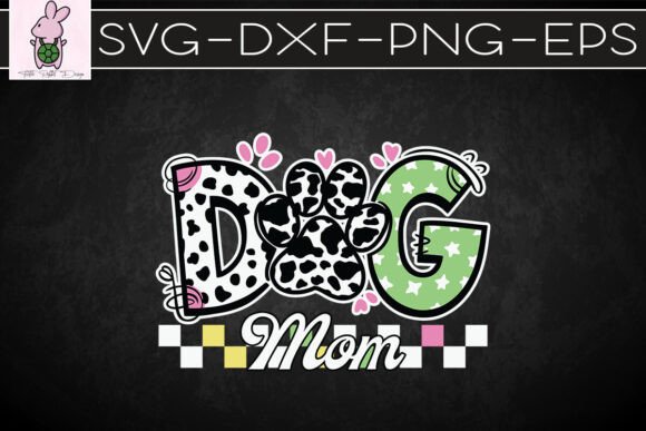 Dog Mom Retro Vintage Leopard SVG