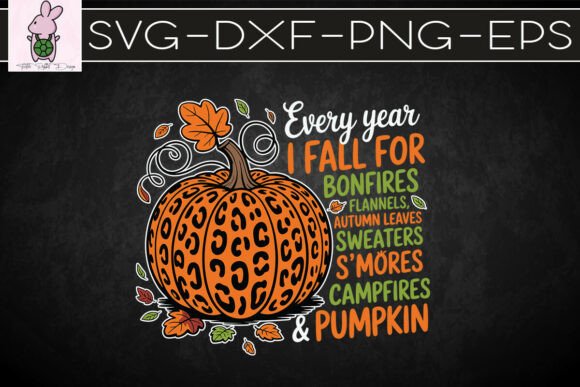 I Fall for Autumn Every Year SVG