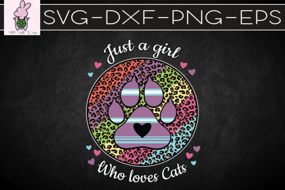Just a Girl Who Loves Cats SVG