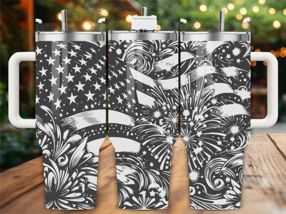 Patriotic Flag Tumbler