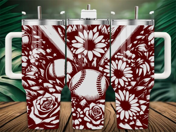 Pones Baseball Tumbler Wrap