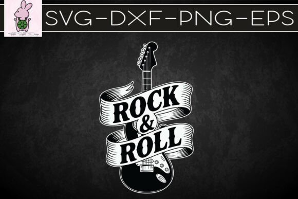 Rock and Roll Guitar Electric Music SVG