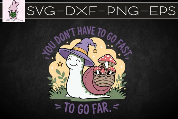 Witch Snail Funny Life SVG