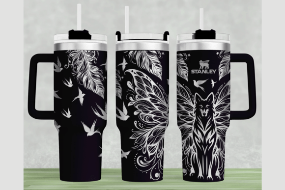 Wolf Stanley 40oz Laser Wrap SVG Review